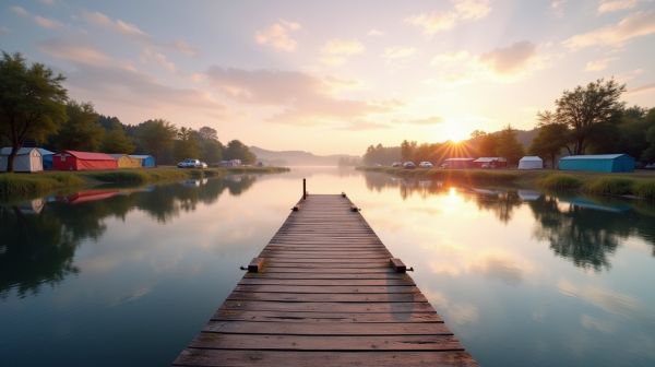 Séjournez au camping lac du Monteynard pour des vacances nature actives