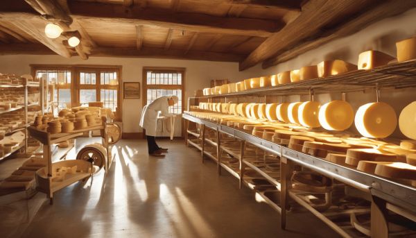 Visitez une fromagerie en suisse pour découvrir la fabrication de fromage
